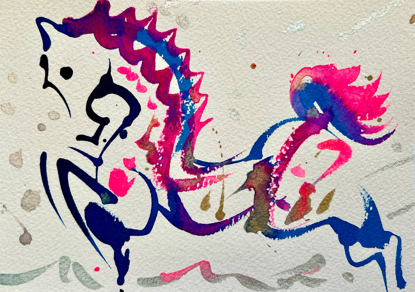 FIRE HORSE, 21 x 14,8 cm (small)