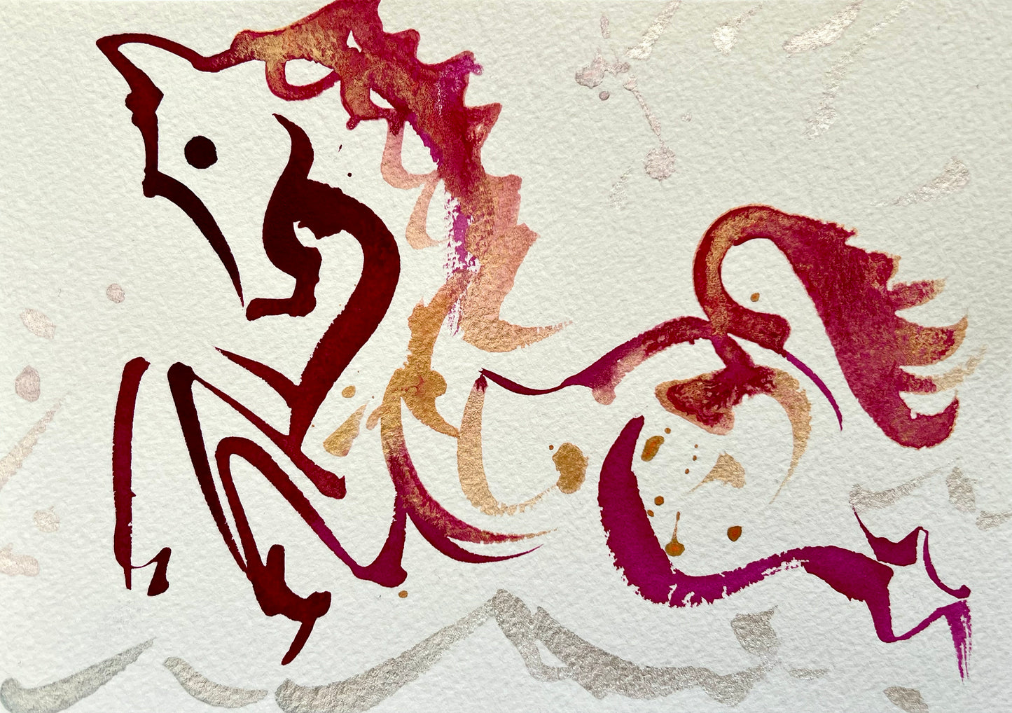 FIRE HORSE, 21 x 14,8 cm (small)