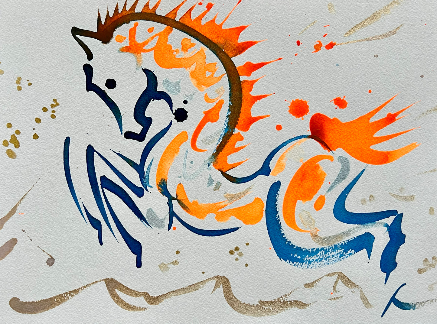 FIRE HORSE, 31 x 23 cm (large)