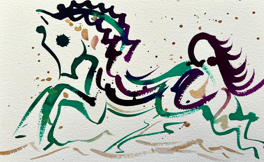 FIRE HORSE, 26 x 18 cm