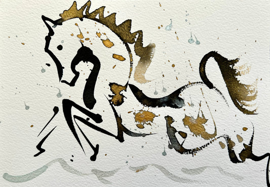 FIRE HORSE, 26 x 18 cm