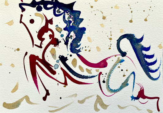 FIRE HORSE, 26 x 18 cm