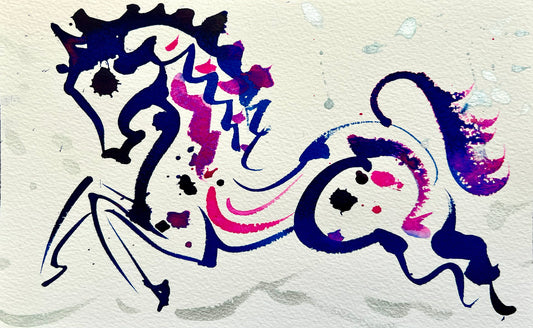 FIRE HORSE, 26 x 18 cm