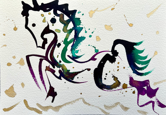 FIRE HORSE, 26 x 18 cm