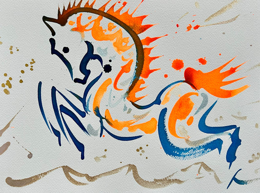 FIRE HORSE, 31 x 23 cm (large)