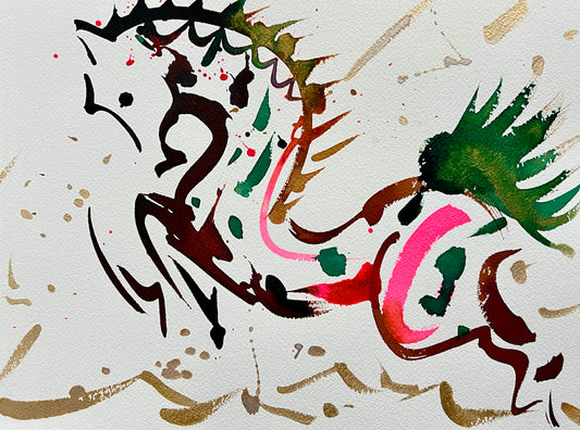 FIRE HORSE, 31 x 23 cm (large)