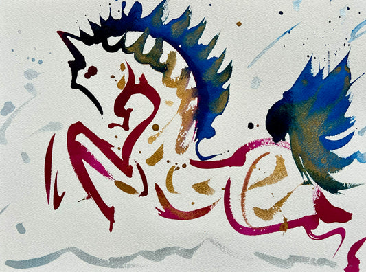 FIRE HORSE, 31 x 23 cm (large)